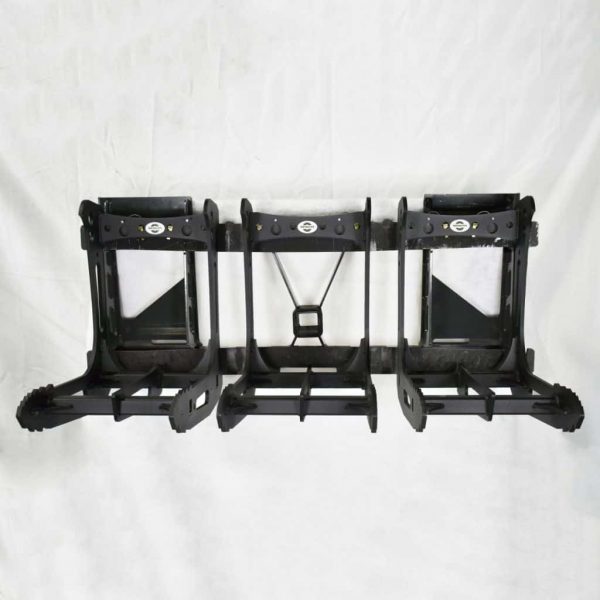 Rake Rake Rake Combo on Skid Steer Fork Frame