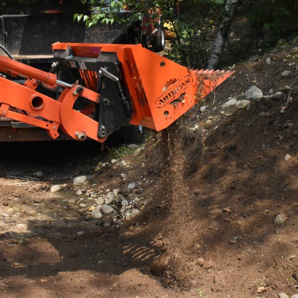 54” Skid Steer Quick Attach Rock Bucket