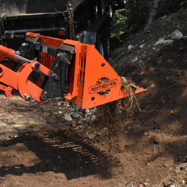 54” Skid Steer Quick Attach Rock Bucket