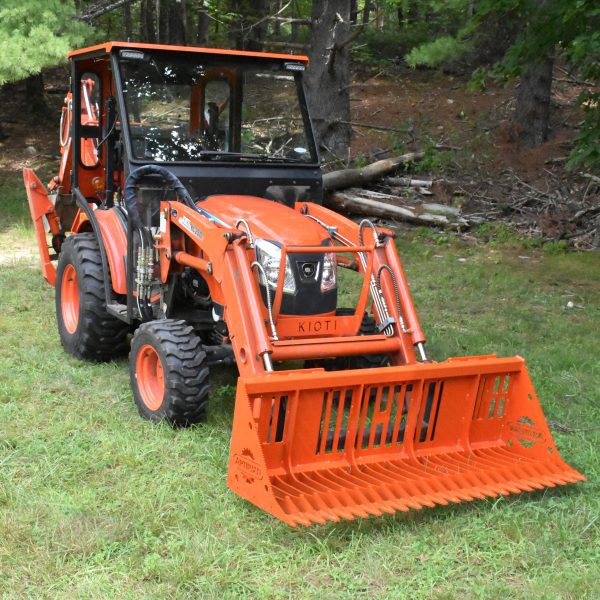 54” Skid Steer Quick Attach Rock Bucket