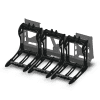 3000 Lb. Skid Steer Quick Attach Frame with 3 Iron Fist Sectional Rakes