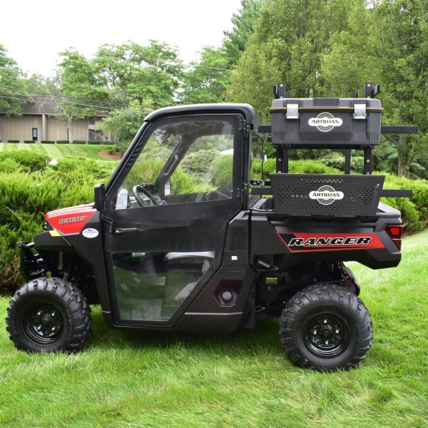 Polaris | Gravely UTV Bed-Mount Rack System with Tool Box and Tool Basket