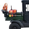 Kubota | Kawasaki UTV Bed-Mount Tool Rack System with Chainsaw and Fuel Can Holders