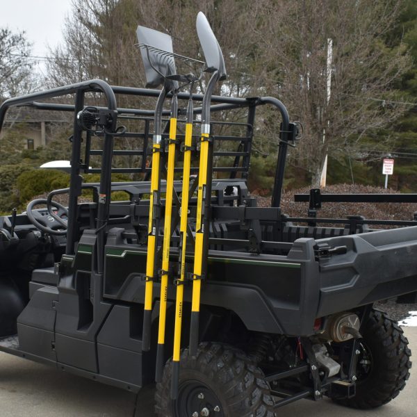 Kubota | Kawasaki UTV Bed-Mount Tool Rack System with Tool Rack