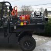 Kubota | Kawasaki UTV Bed-Mount Tool Rack System with Chainsaw, Fuel Can, and Beverage Cooler Holders