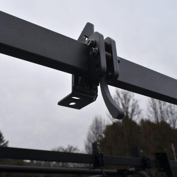 Kubota | Kawasaki UTV Bed-Mount Tool Rack System Ladder Cam Lever