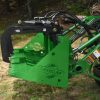 54” John Deere Quick Attach Rock Bucket with 2 Rock Bucket Grapples