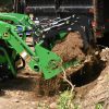 54” John Deere Quick Attach Rock Bucket with 2 Rock Bucket Grapples