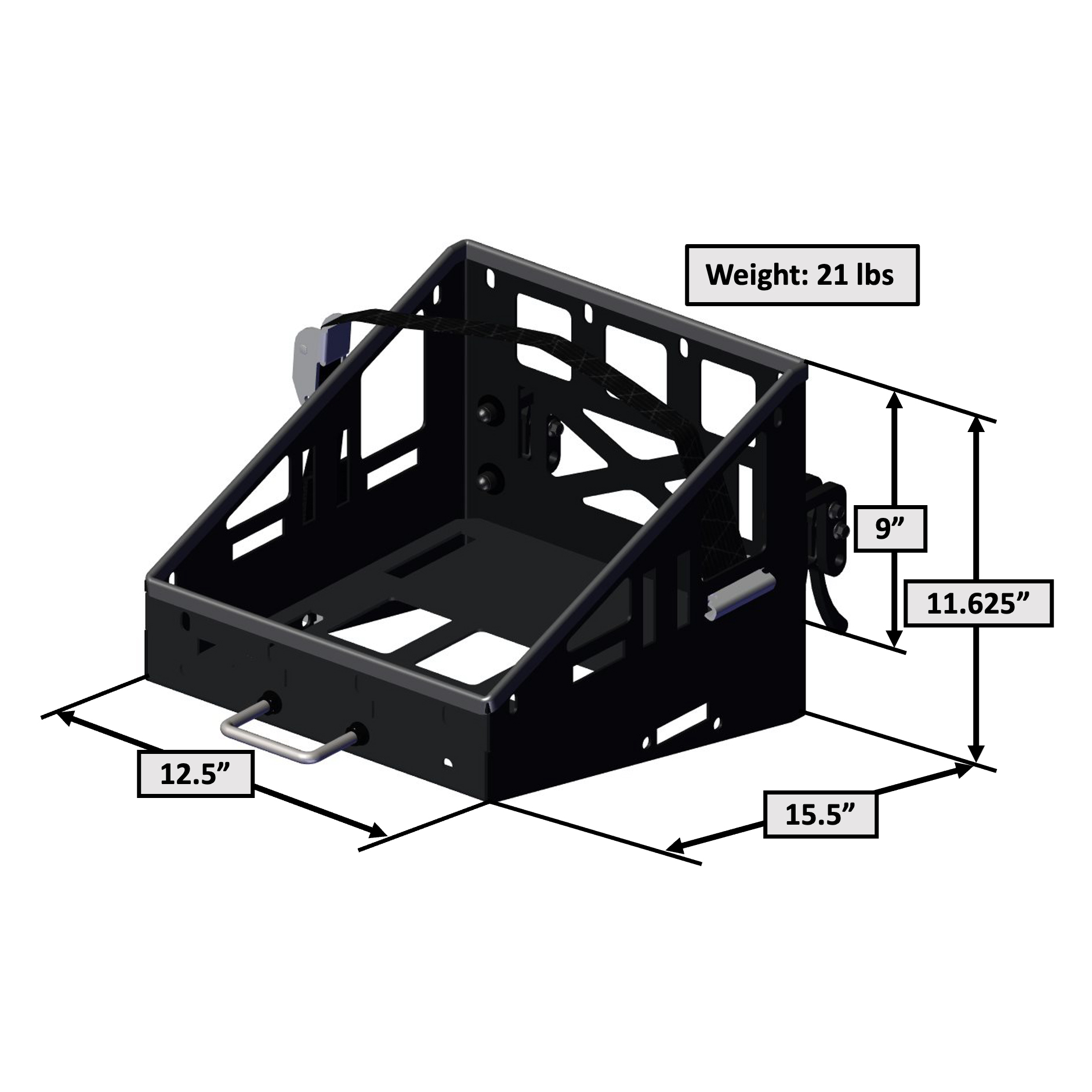 Holder Set for Canister Fuelfriend Big 2.0 Litre At Suitcase System  Additive